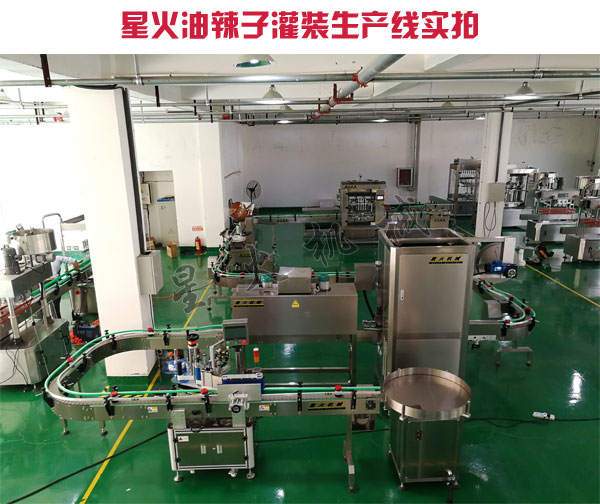油辣子灌裝生產(chǎn)線-油辣子加工設備廠房實拍
